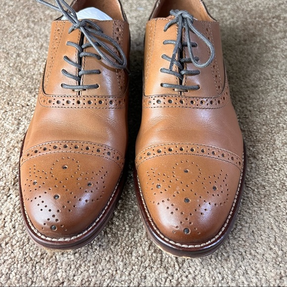 JOHNSTON MURPHY Oxford Cap Toe Dress Shoes 7M - Picture 4 of 9